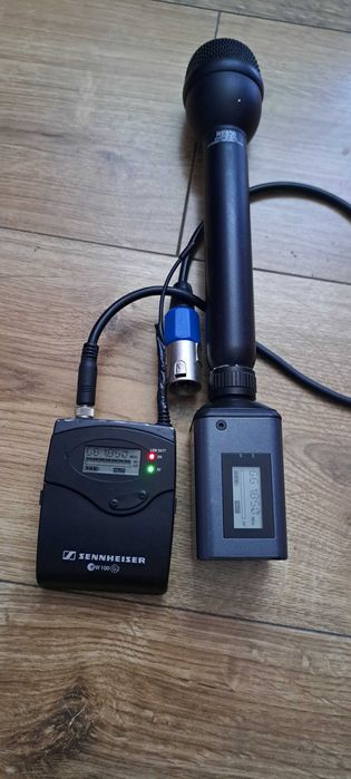 Bezprzewodowy zestaw mikrofonowy - Sennheiser EW100 G2