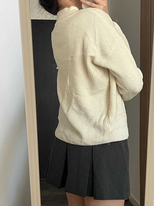 Теплый пушистый толстый свитер джемпер ZARA