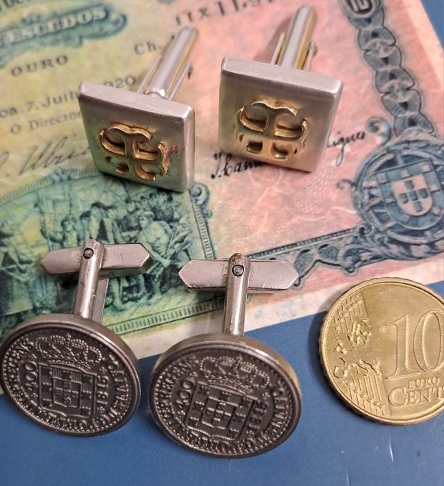 Botões punho cruzado monarquia