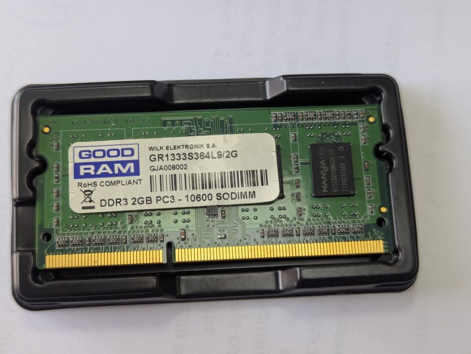 ОЗУ GoodRam DDR3 2Гб 1333 Mhz для ноутбука