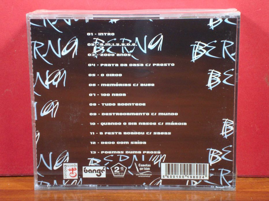 Berna - O Quebrar Do Gelo / CD / Novo - Selado / Hip Hop Tuga