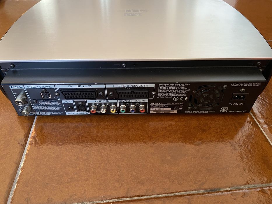 leitor dvd sony com conjunto de colunas de qualidade