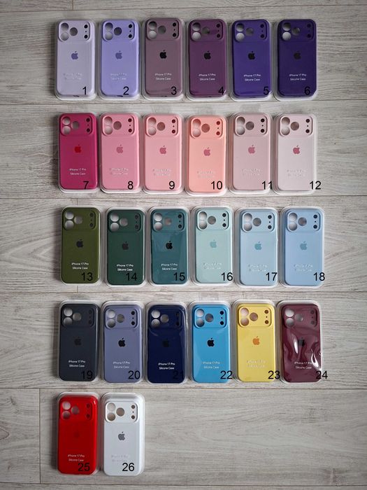 Чохол на айфон 17 про чехол iphone 17 pro silicone case закрита камера