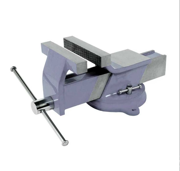 Тиски слесарные тисы поворотные станочные от 50 - 200мм шириной губок ...