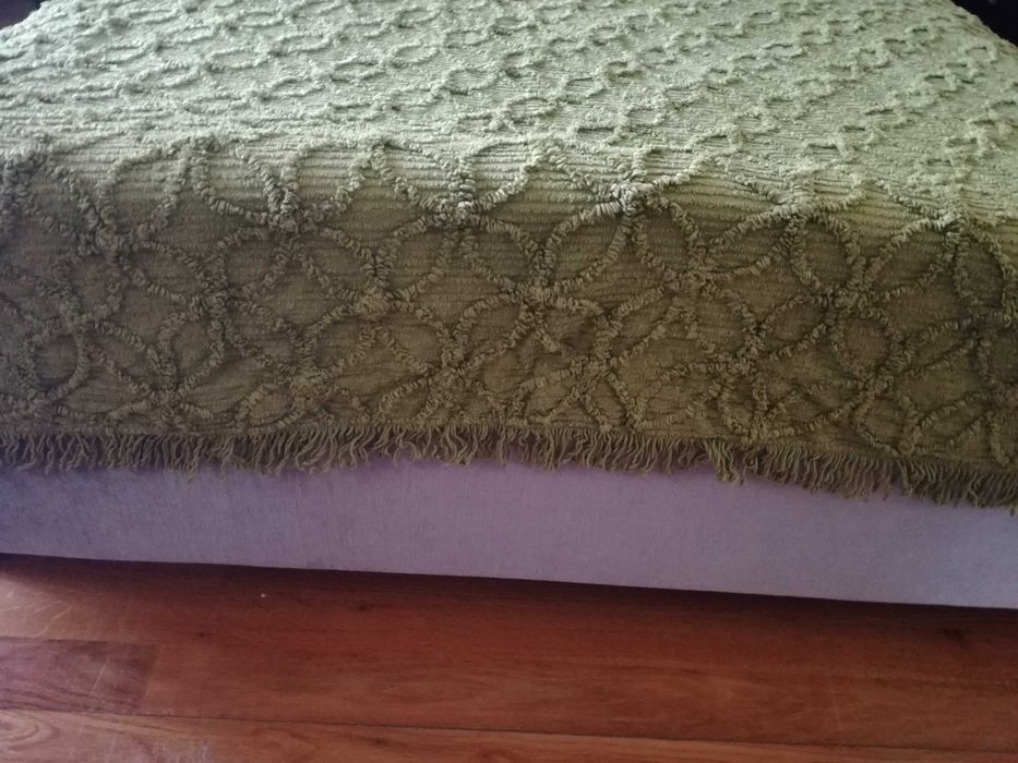 Colcha manta cobertor de verão verde seco Turner brothers