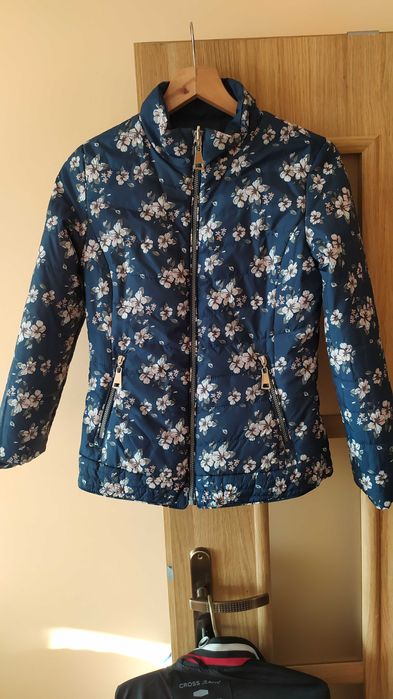 kurtka wiosenno jesienna lekka damska dwustronna