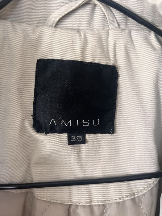 Płaszcz trencz damski M