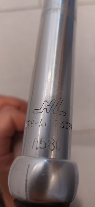 Kierownica rowerowa, solidna - aluminium