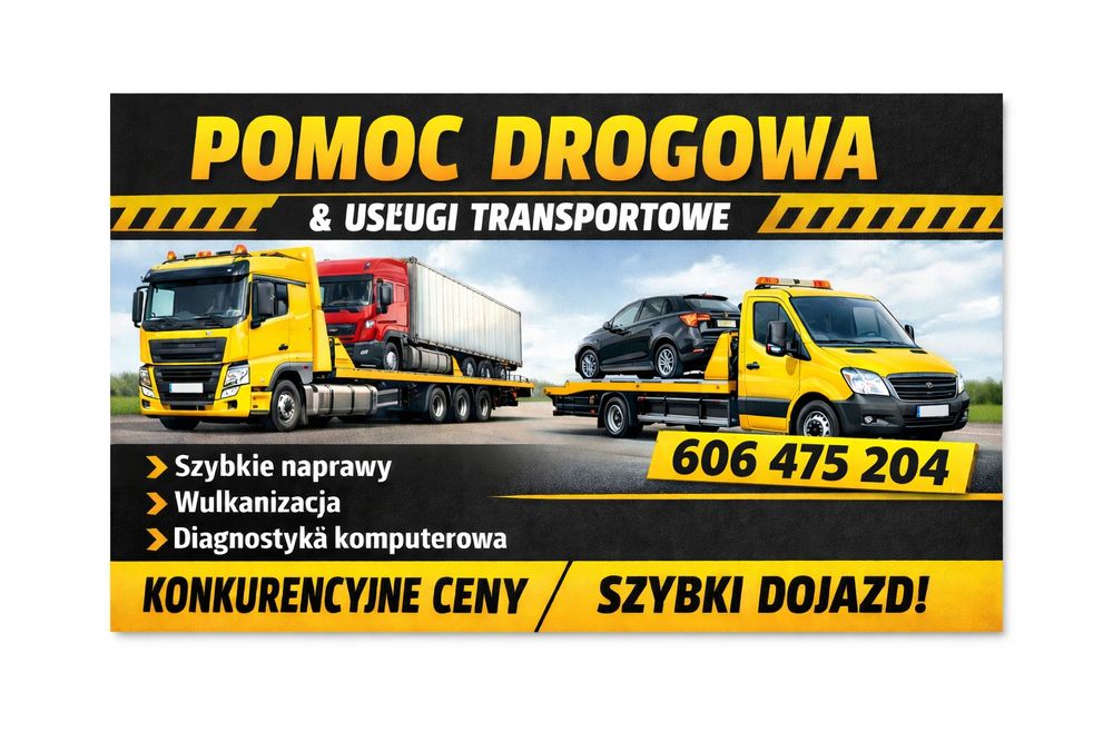 Pomoc drogowa laweta autolaweta holowanie holownik Goleniów  Szczecin