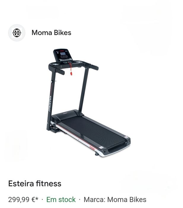 Esteira fitness Moma 1500w