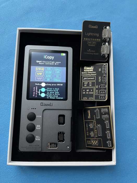 QianLi iCopy 2.1 programator iPhone True Tone bateria Face ID