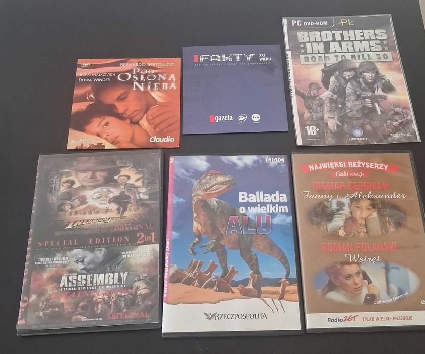 Plyty dvd rozne zestaw