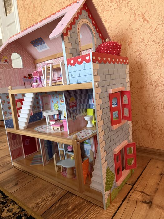 Будинок деревʼяний для ляльок Kidkraft , кукольный домик