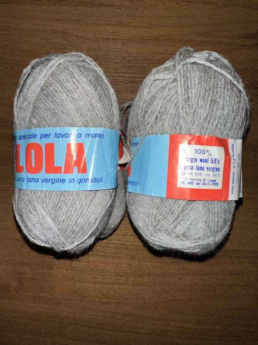 Нитки для вʼязання, нові, Італія