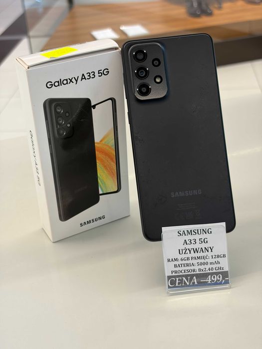 Samsung A33 5G 6/128GB Topcase Vivo *Raty 0%