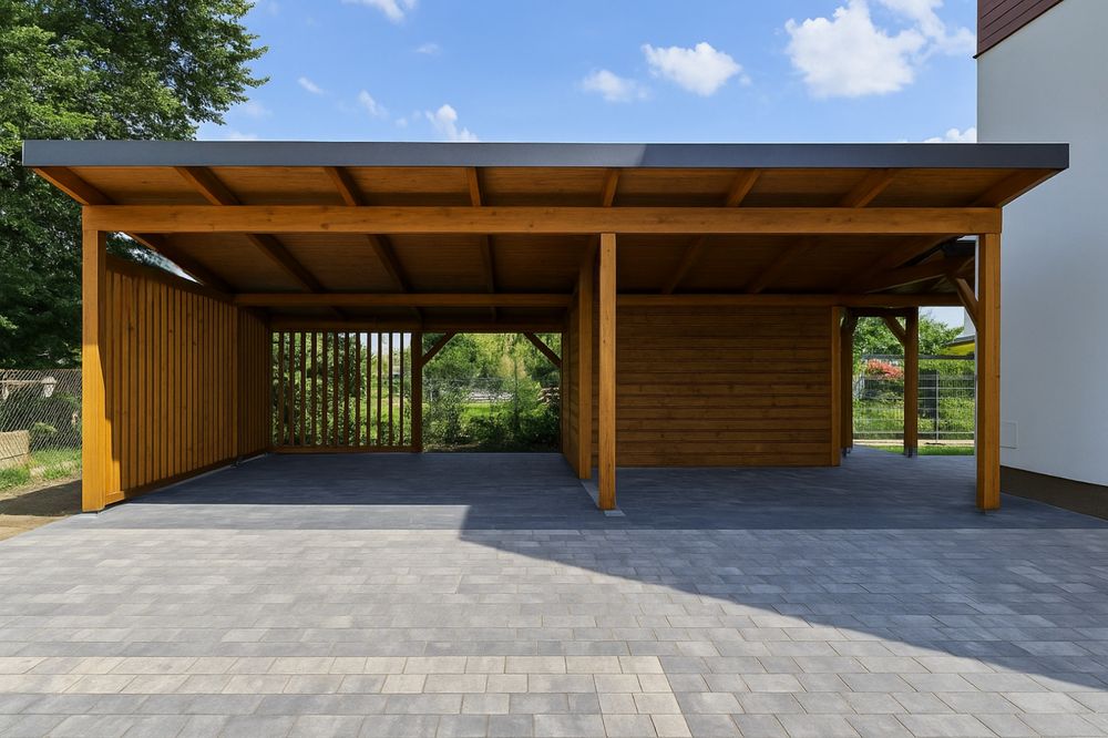 WIATA NA SAMOCHÓD Kraków– Trwała Drewniana KVH carport