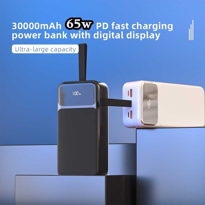 PowerBank 65w 30000mAh павербанк для ноутбука