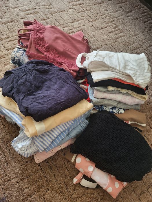 Zestaw letnich ubrań damskich paka ubrań