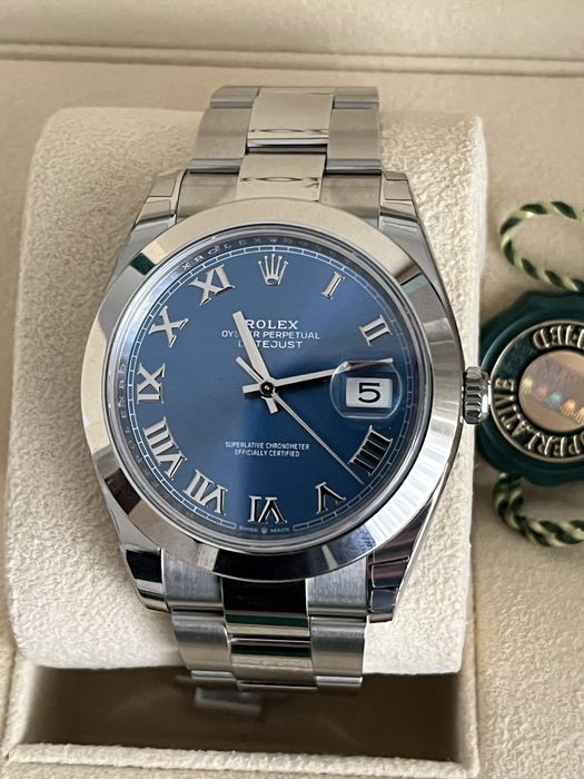 Rolex date just 41 mm novo, sem utilização