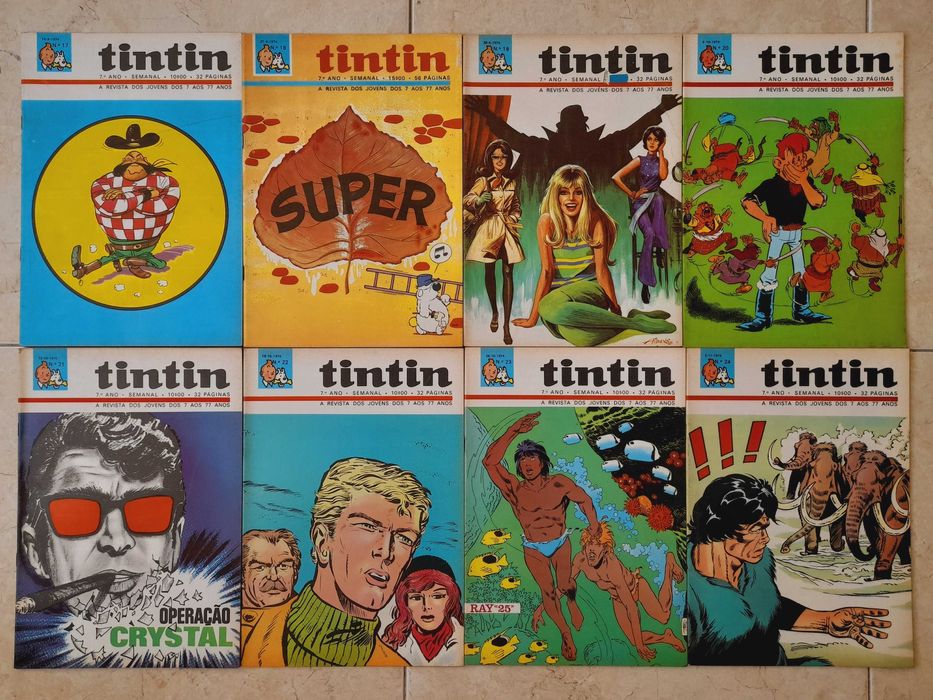 Revista Tintin 7º Ano 1 a 52 (Ano completo)