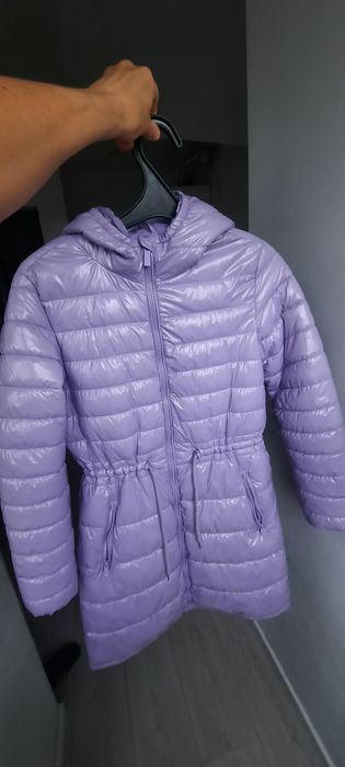 Куртка подовжена  демісезонна дівчинці 146