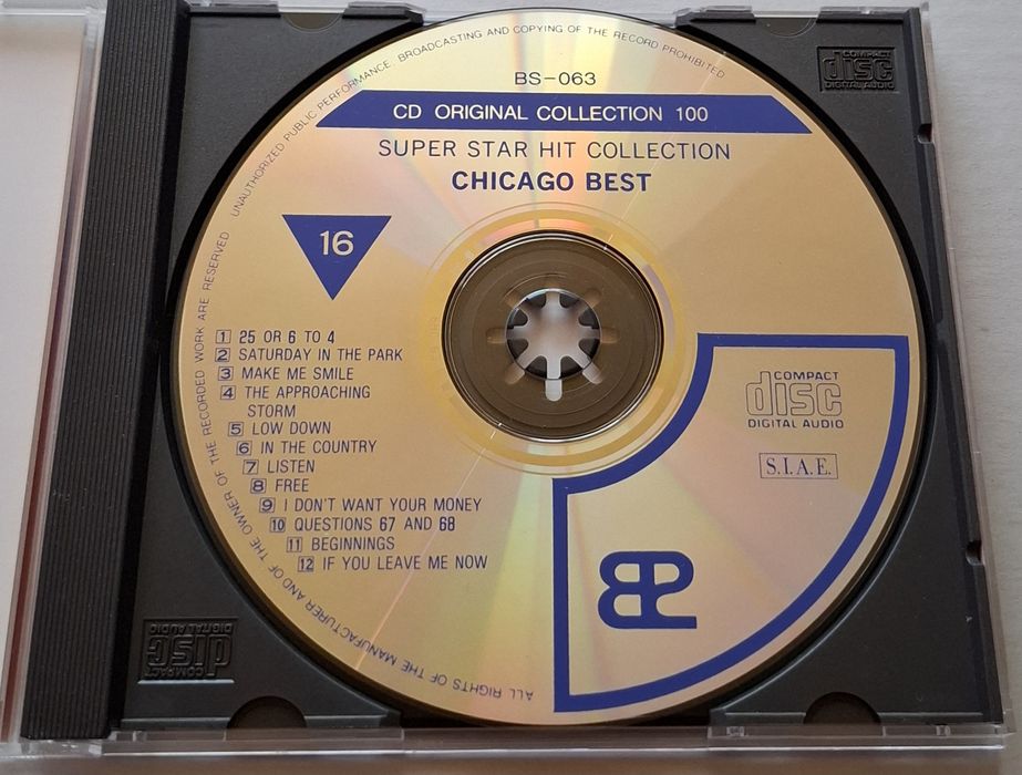 Płyta CD CHICAGO - The Best Of / 1989 Made in Japan