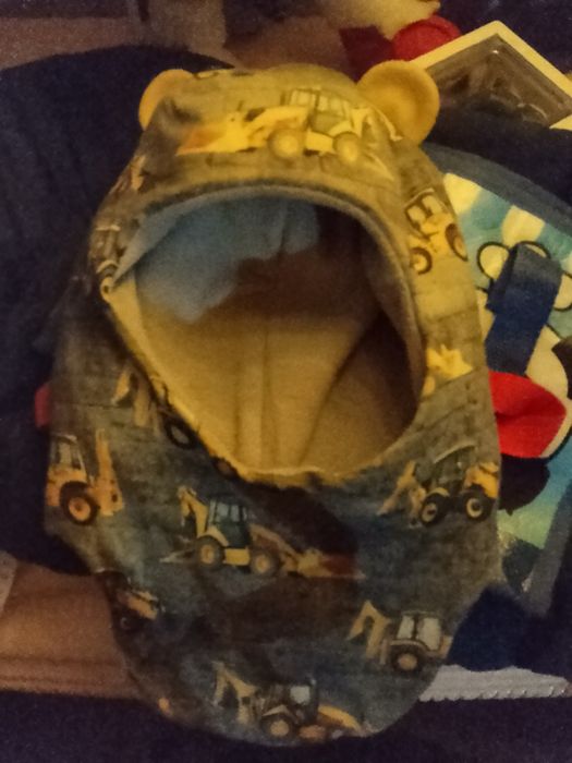 Шапка шльом зимова на хлопчика