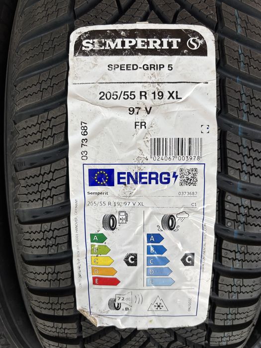 Комплект зимових НОВИХ шин !!!25рік!!! 205/55R19 Semperit Speed-Grip 5