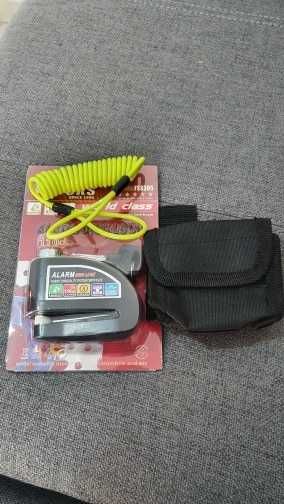 Cadeado/Aloquete de Disco com Alarme Sonoro 110db - Motas e Bicicletas