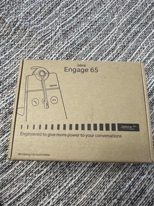 Jabra Engage 65 Професійна  бездротова офісна гарнітура з базовою стан