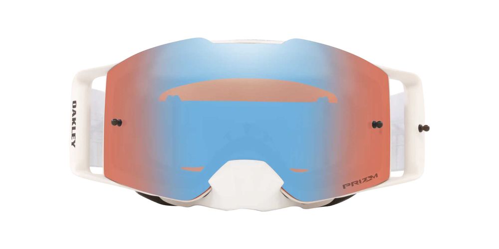 Gogle Oakley Front Line MX Factory Pilot White PRIZM Sapphire Iridium