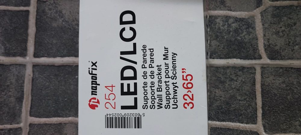 Suporte de Parede TV Napofix 254 LED/LCD 32"-65" (Novo em Caixa)