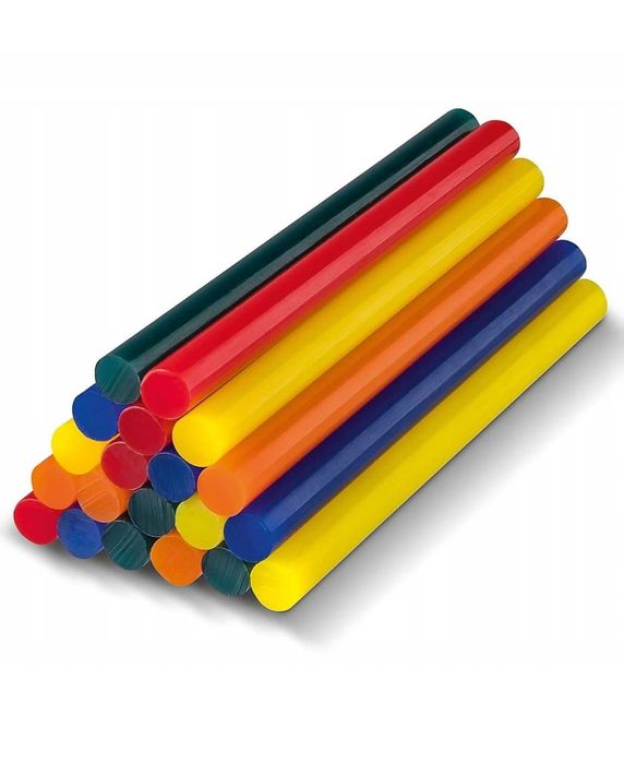 PARKSIDE Klej do pistoletu PNKPZ 3 B2  fi7 mm 10 cm KOLOROWY - 20 szt.