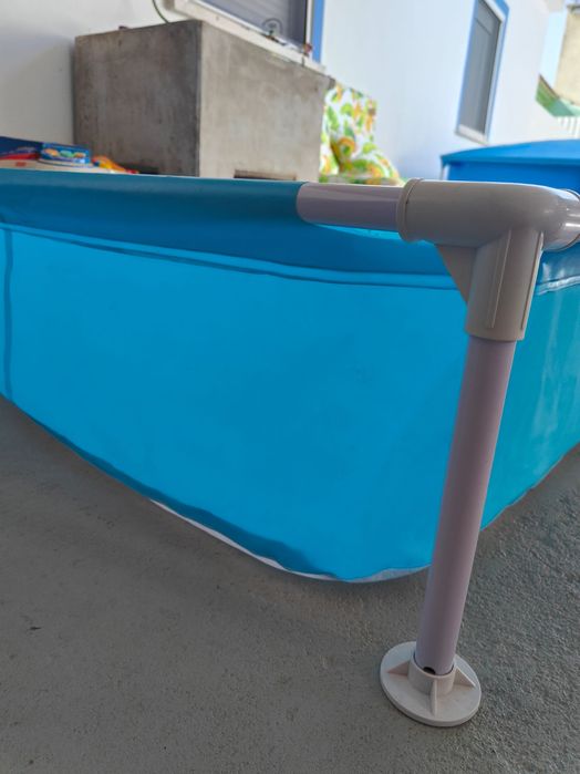 Piscina quadrada para crianças 122x122 Altura 30,5 cm