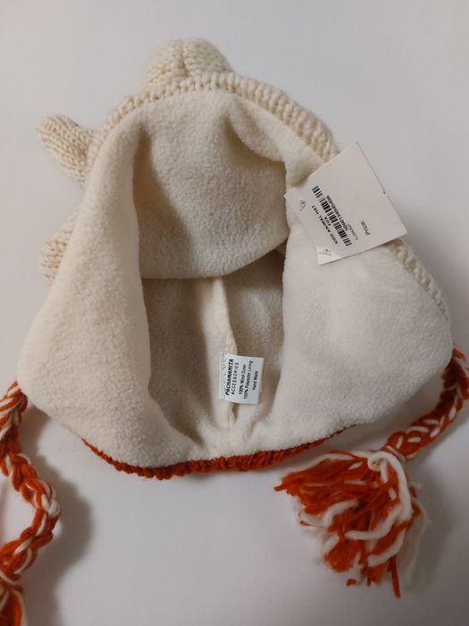 Брендова тепла зимова шапка для дівчинки / хлопчика 2-3р  Pacha Mamia