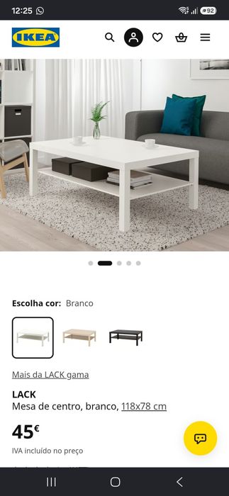 Vendo alguns Móveis IKEA - Mesa de centro 118x78