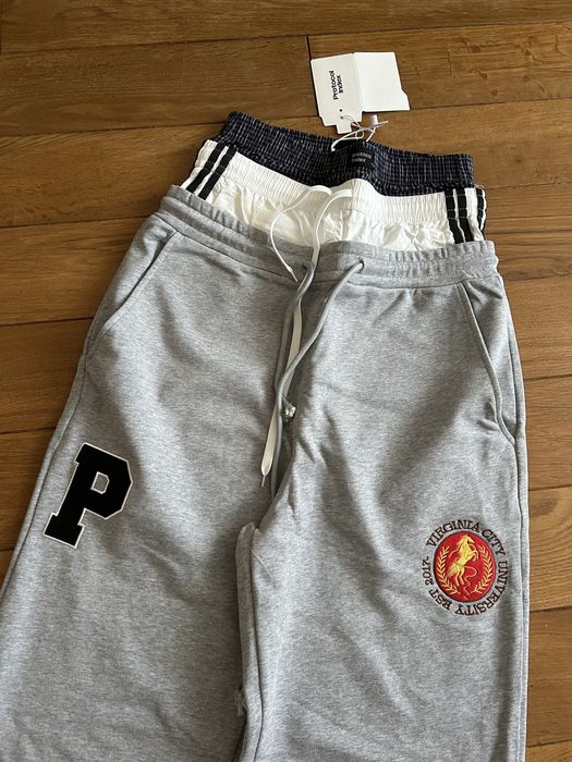 Штани Project GR 3 пояса спортивки sweatpants cipi штаны grey