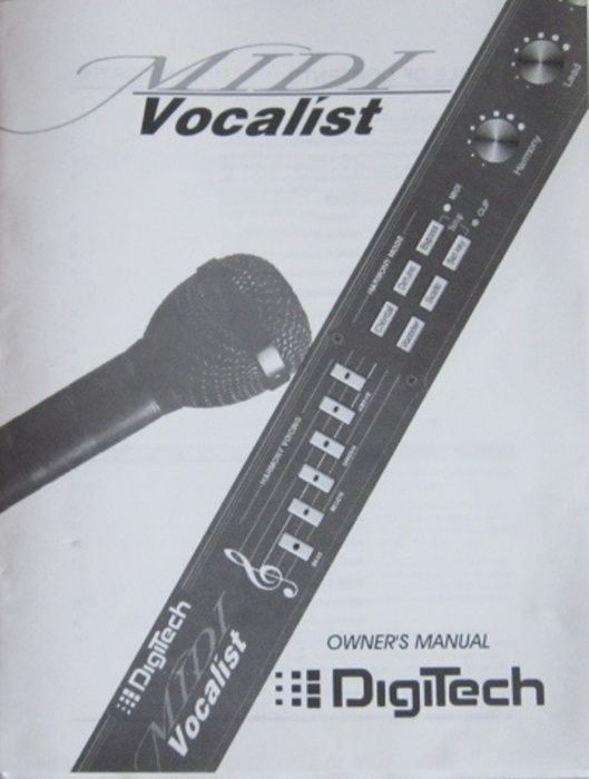 вокальный процессор гармонайзер Digitech MV-5 Midi Vocalist Harmony