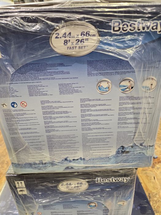 Piscinas novas bestway 244x66cm para entregas