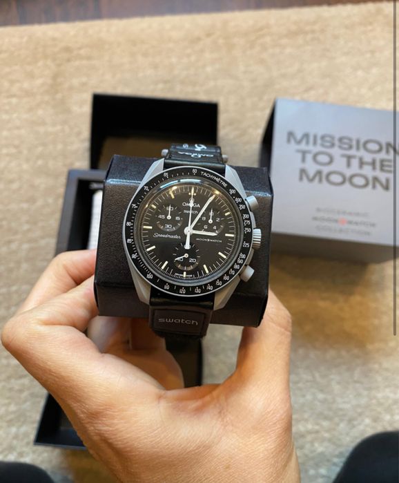 Relógio Omega x Swatch – MoonSwatch “Mission to the Moon”