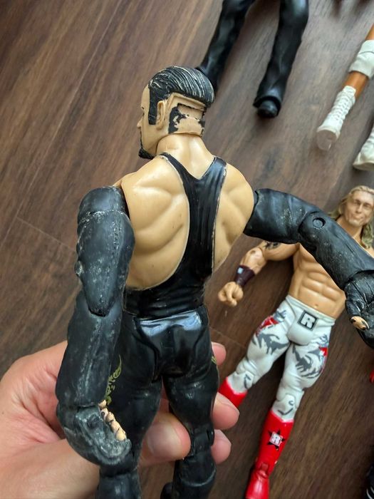 conjunto partes bonecos wwe wrestling mattel figuras brinquedos