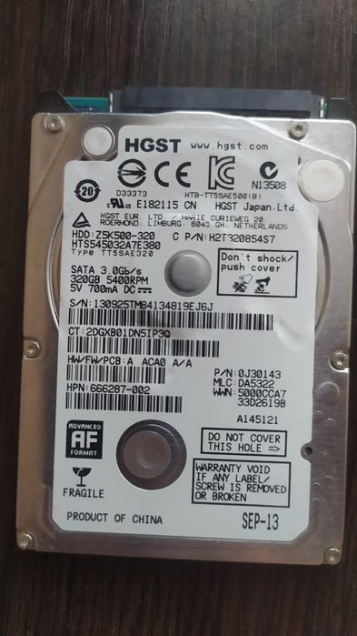 Жорсткий диск 320Gb