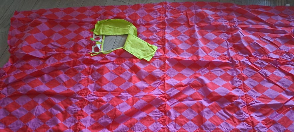 Łóżko piętrowe Flexa, materac 90 x 185 cm + tunele
