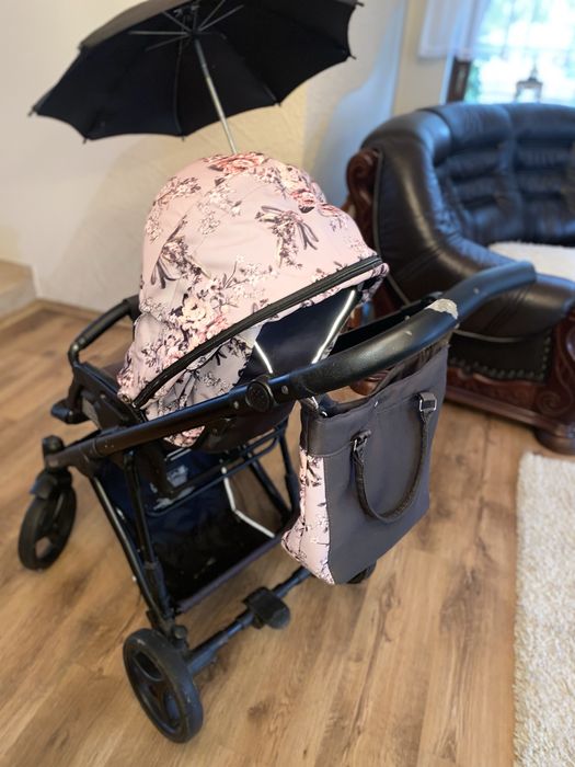 Wozek bebetto nitello kwiaty