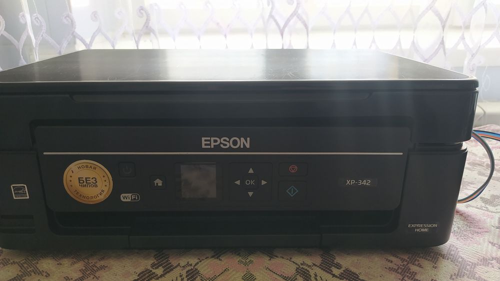 Принтер EPSON XP-342. Безчиповий.