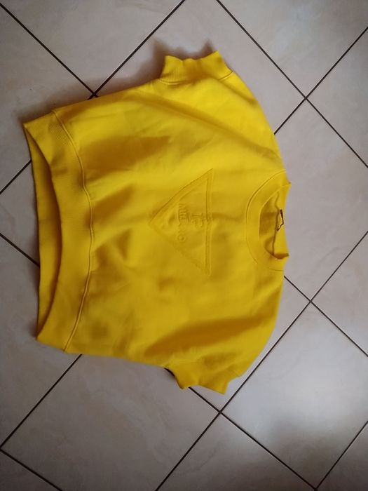 Bluza ciepła żółta damska