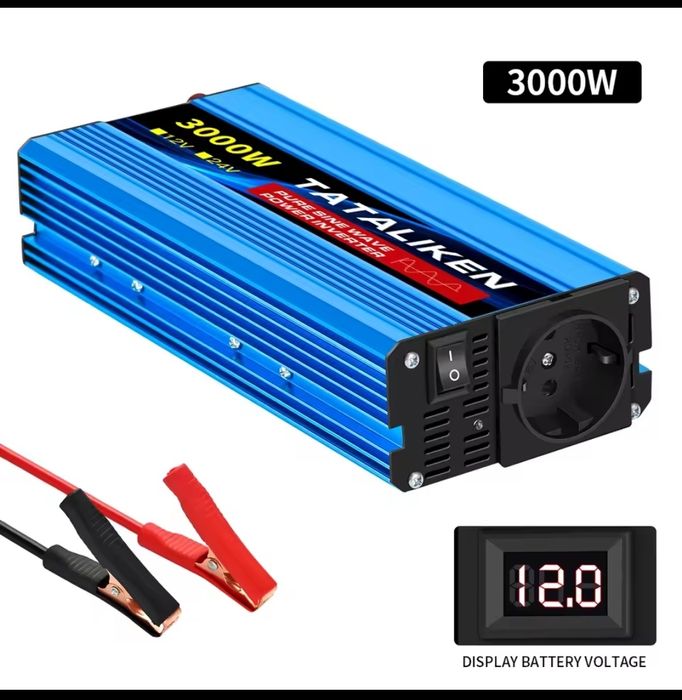 Инверторы 12В - 220В   3000wт - 4000wтчистый синус