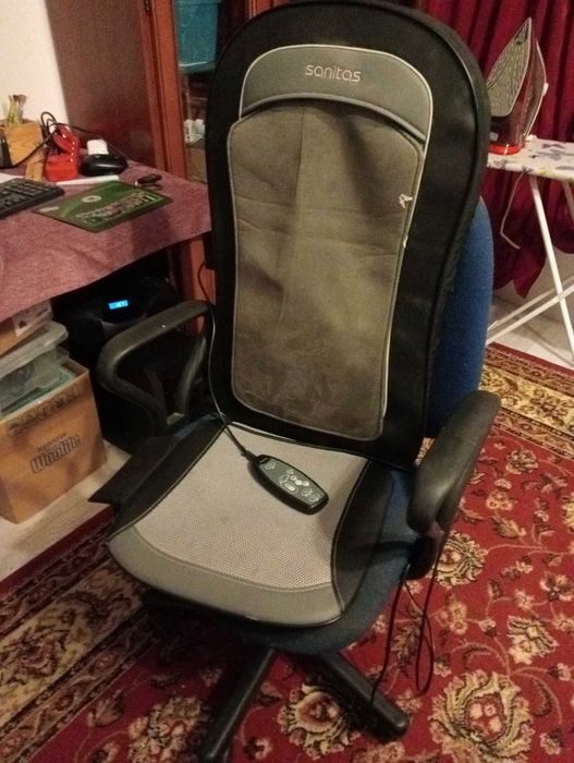 Mata masująca na krzesło lub fotel