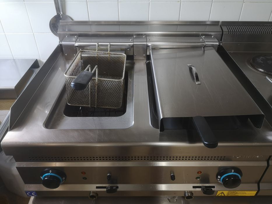 Fogão electrico e fritadeira industrial