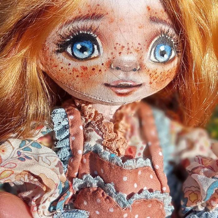 Текстильна лялечка , Лялька. Лялька ручної роботи. Подарунок.